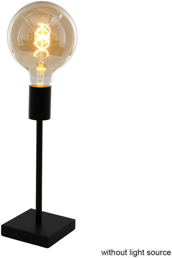 LichtXpert Mexlite Minimalics Tafellamp Zwart 23 cm hoog