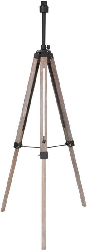 Mexlite Triek vloerlamp hout 150 cm hoog