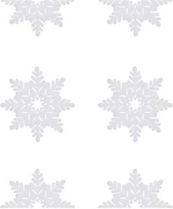 Mica Decorations 2x Witte foam hangslingers slingers met sneeuwvlokken 180 x 15 cm Decoratiesneeuw