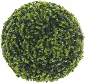Mica Decorations Buxus bol groen D27 cm Kunstplant buiten binnen UV-bestendig Kunstplanten