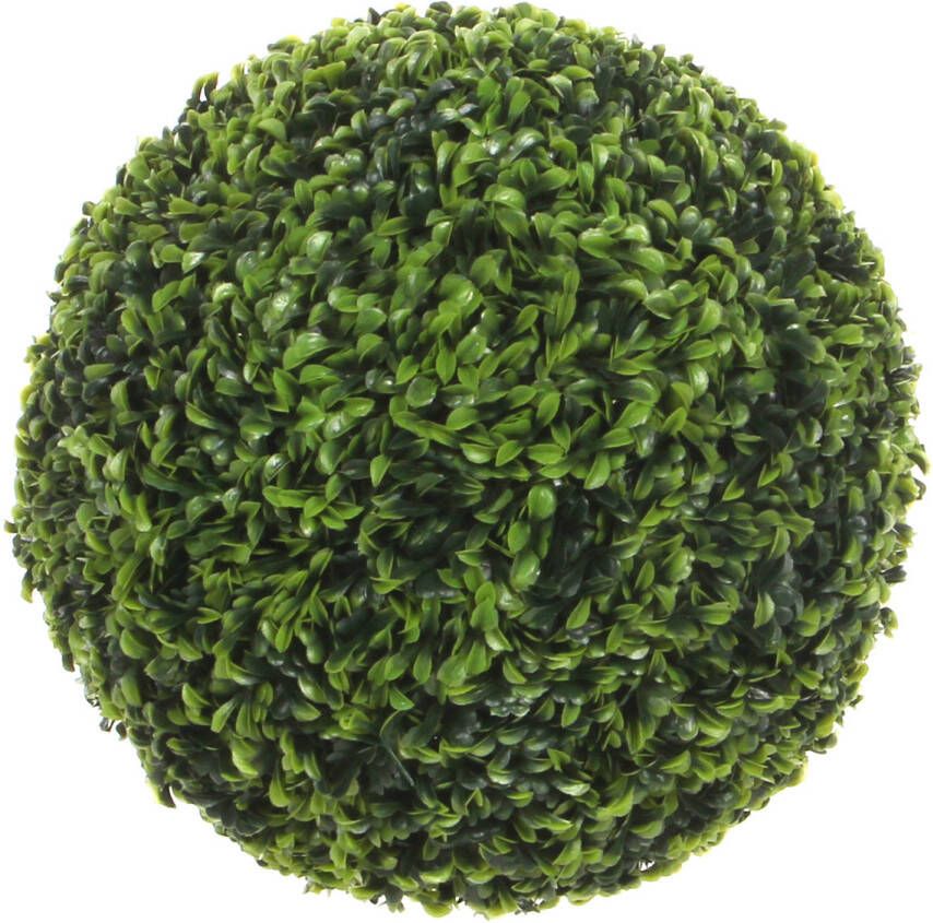 Mica Decorations Buxus bol Theeblad groen D37 cm kunstplant UV-bestendig Kunstplanten