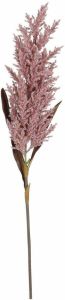 Mica Decorations  Pampasgras pluim losse steel tak oudroze 88 cm decoratie kunst graspluimen Kunsttakken