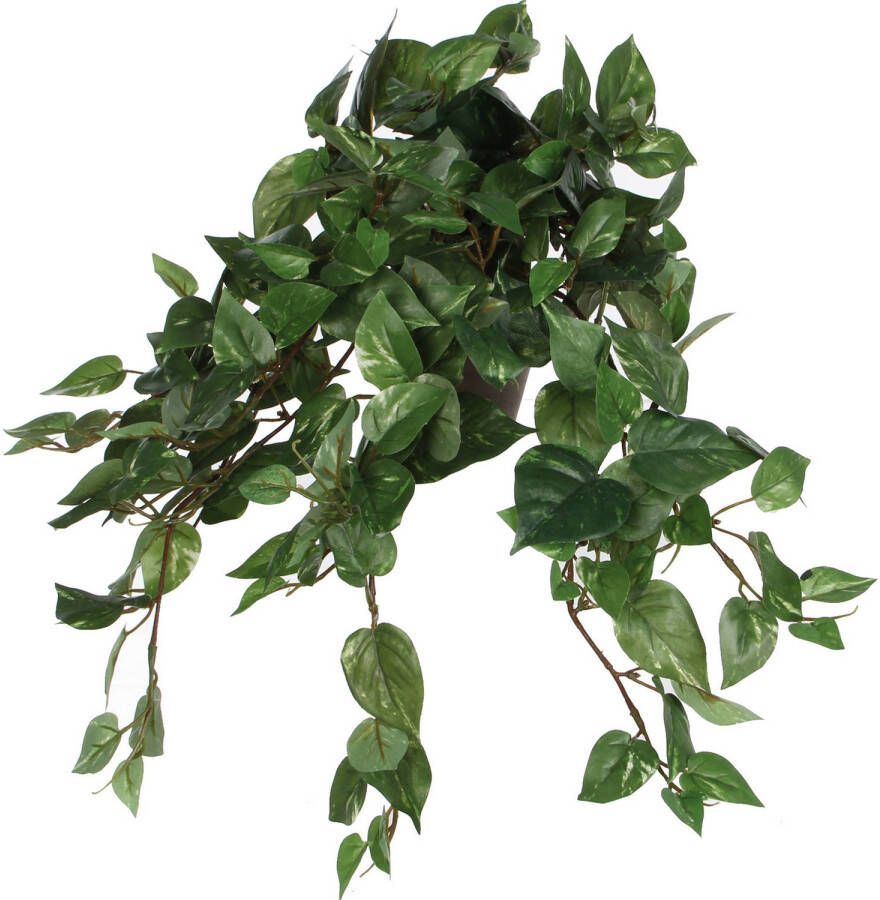 Mica Decorations Scindapsus Drakenklimop kunstplant groen L45 x B25 x H25 cm hangplant Kunstplanten nepplanten