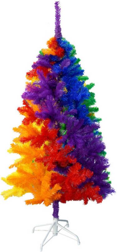 MikaMax Regenboog Kerstboom 150 x 60 cm Regenboog kleuren Kerst versiering Originele Kerstboom Original
