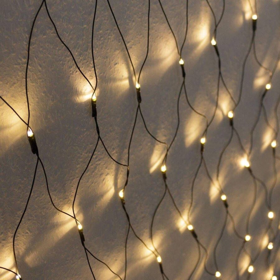 Monzana Kerst Netverlichting Met 160 Warmwitte LEDs Voor Binnen En Buiten 200 x 150 cm MET Afstandsbediening