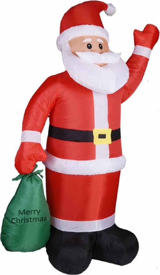 Monzana Opblaasbare kerstman 195 cm hoog