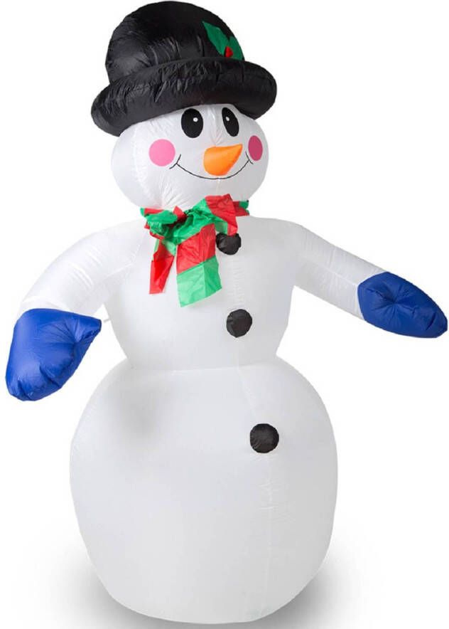 Monzana Opblaasbare sneeuwman sneeuwpop 240cm Kerst