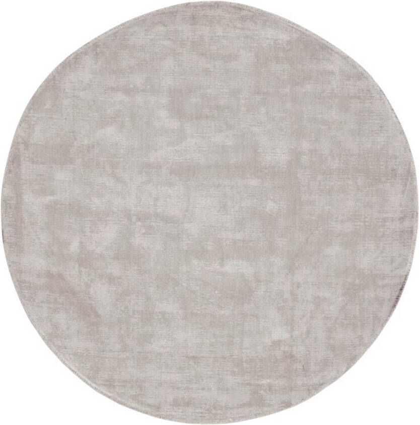 Must Living Carpet La Belle round small Ø150 cm light grey 100% v...