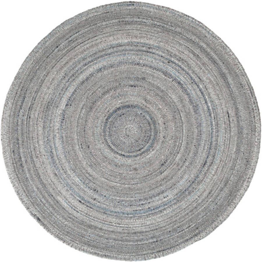 Must Living Carpet Sterling round large Ø200 cm Blue 80% wool 20%...