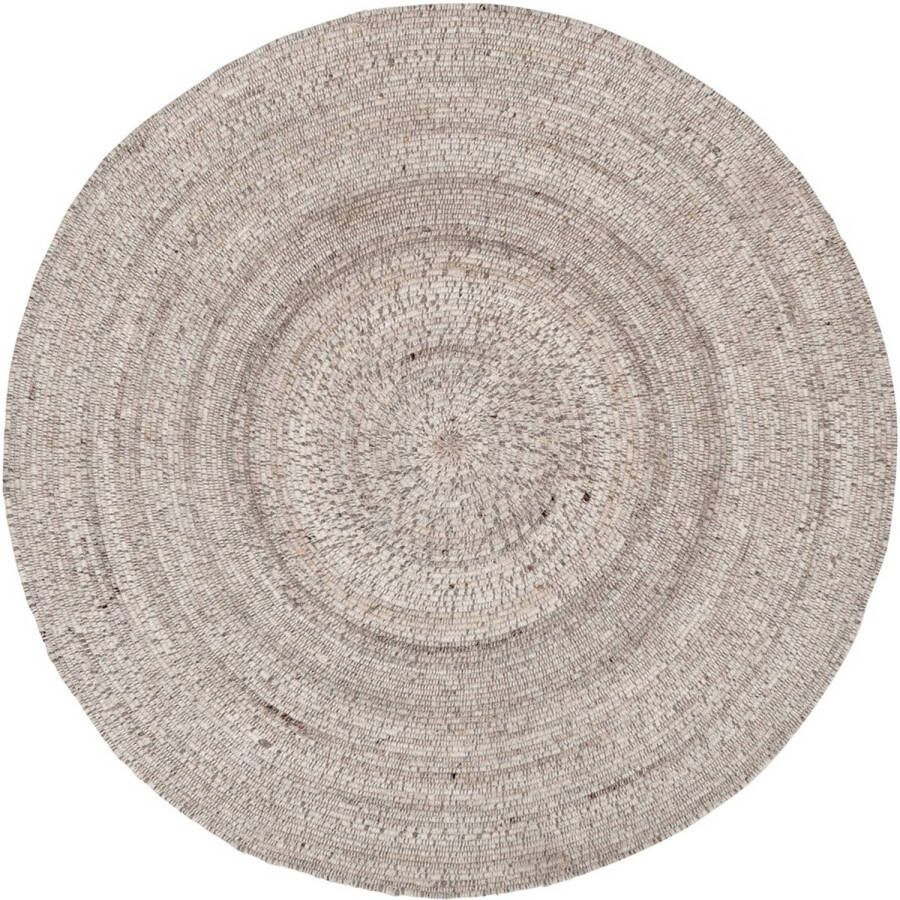 Must Living Carpet Sterling round small Ø150 cm Beige 80% wool 20...