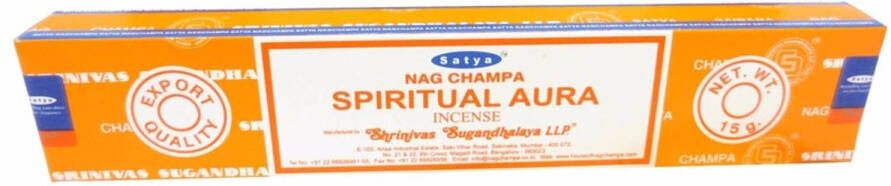 Nag Champa wierookstokjes Spiritual Aura 15 gram Wierookstokjes