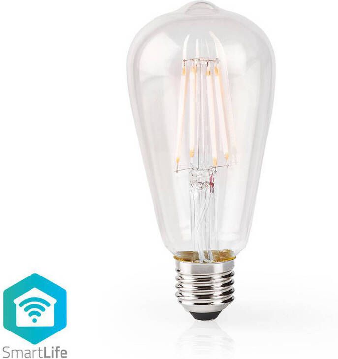 Nedis SmartLife LED Filamentlamp WIFILF10WTST64 Transparant