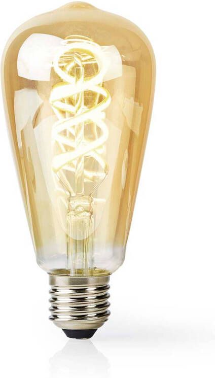 Nedis SmartLife LED Filamentlamp WIFILT10GDST64 Goud