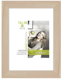 Nielsen fotolijst Apollon passe-partout 13 x 18 cm hout naturel