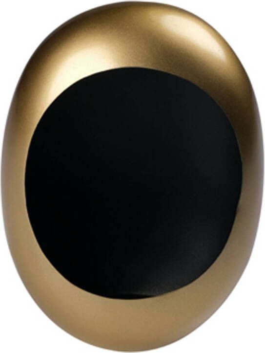 No brand Theelichthouder Metal Egg goud 21cm