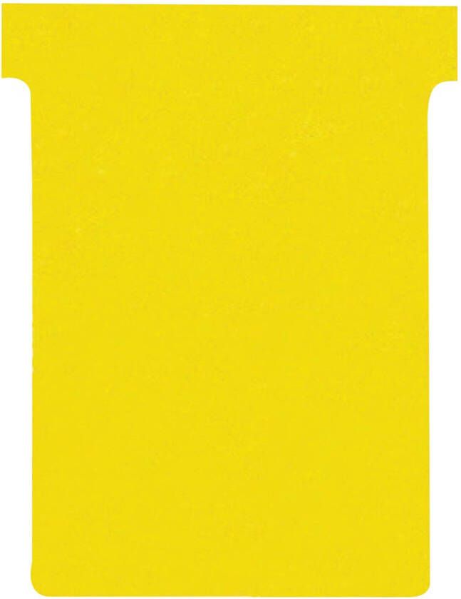 Nobo T-planbordkaarten index 3 ft 120 x 92 mm geel