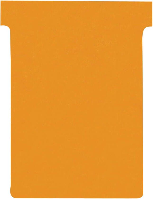 Nobo T-planbordkaarten index 3 ft 120 x 92 mm oranje