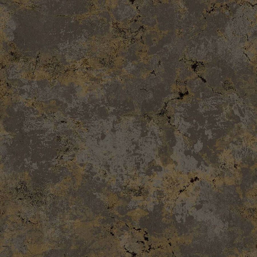 Noordwand Behang Friends & Coffee Marble Concrete zwart en bruin