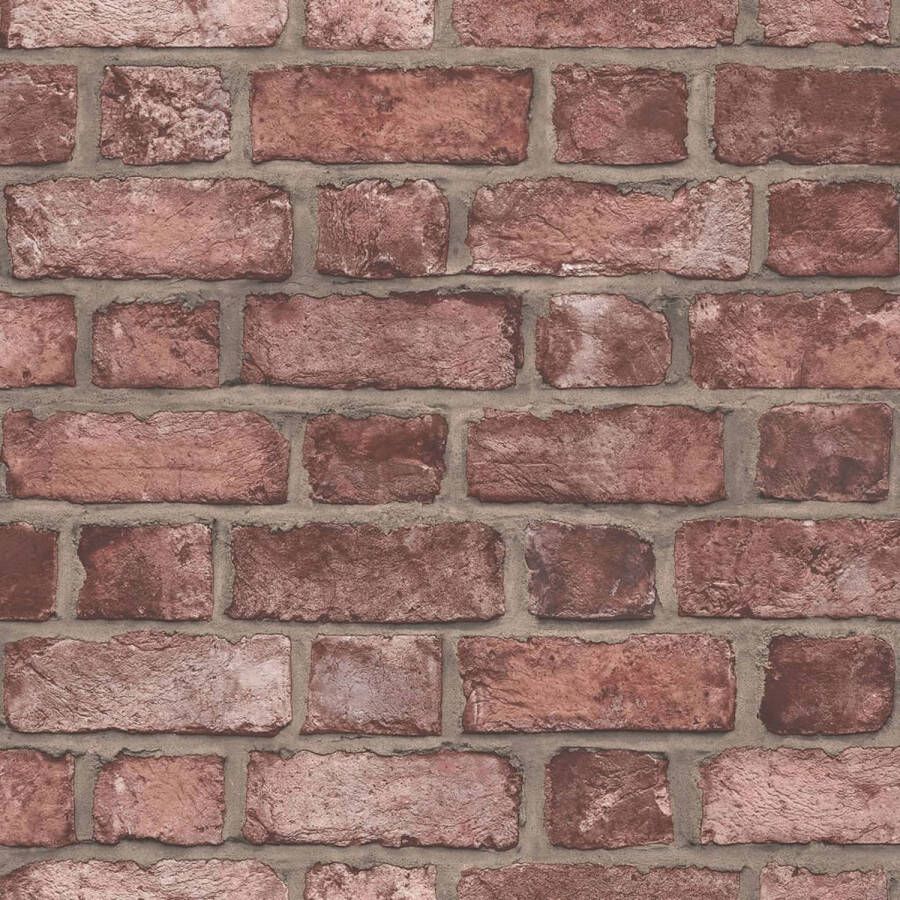 Noordwand Homestyle Behang Brick Wall rood