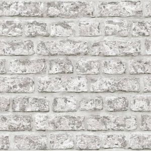 Noordwand Topchic Behang Brick Wall Donkergrijs