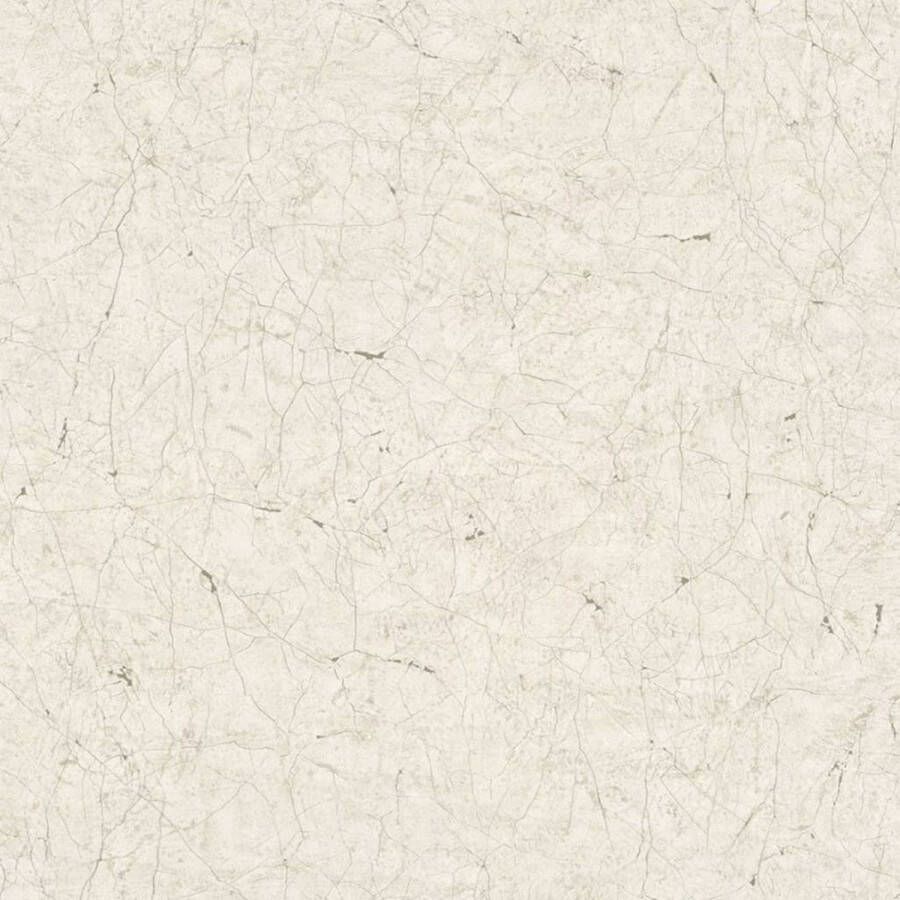 Noordwand Vintage Deluxe Behang Stucco Crackle grijs en wit