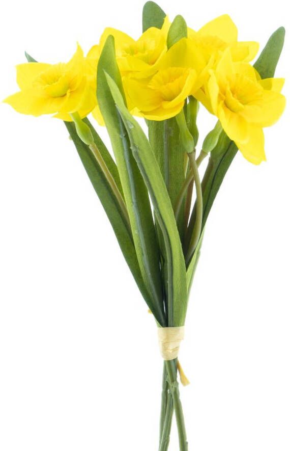 Nova Nature Narcissus bundle X3 yellow 30 cm kunstbloemen