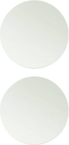 Orange85 Organe85 Zelfklevende Spiegel Rond Set van 2 40x40cm