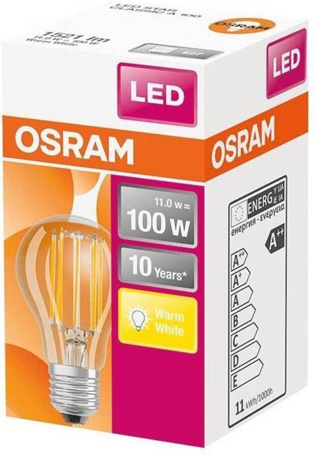 Osram Standaard led lamp helder filament 11w100 E27 warm