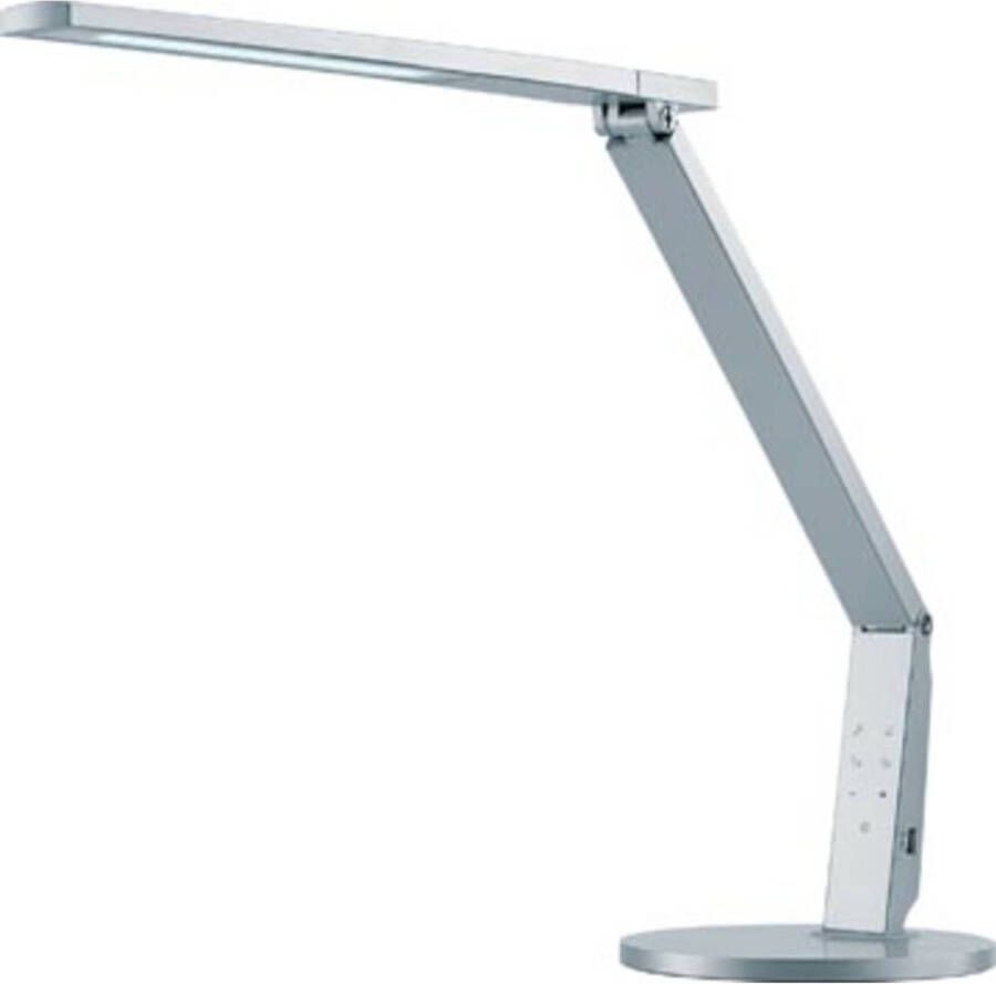 Paagman Hansa bureaulamp Vario Plus LED-lamp zilver