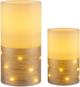 Pauleen LED-kaarsen Wax Fairy Lights 2 stuks