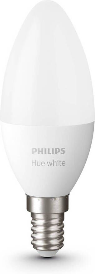 Philips Hue KAARSLAMP E14 1-pack ZACHTWIT LICHT