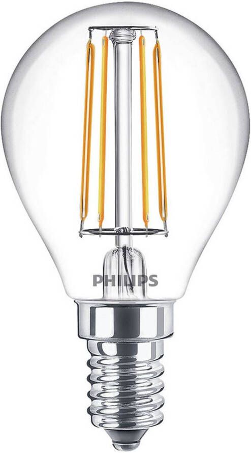 Philips LED Lamp E14 4 3W Kogel Helder