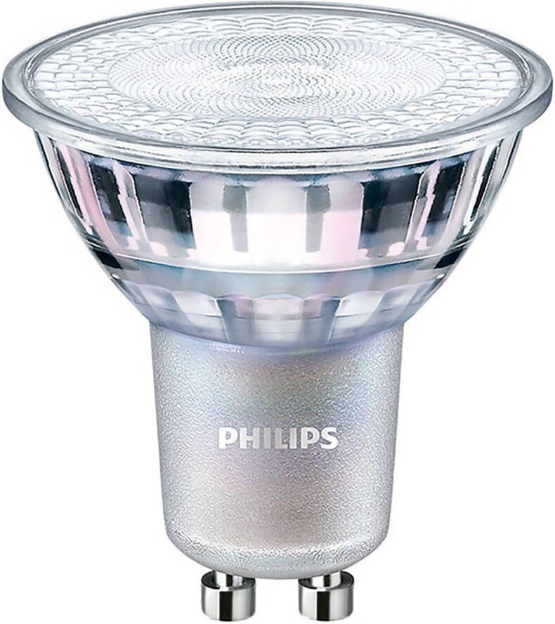 Philips LED Spot MASTER 927 36D VLE GU10 Fitting DimTone Dimbaar 3.7W Warm Wit 2200K-2700K Vervangt 35W