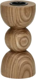 Pomax kandelaar van essenhout florence ø 6cm