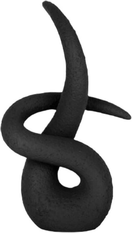 Light & Living present time Statue Abstract Art Knot polyresin black
