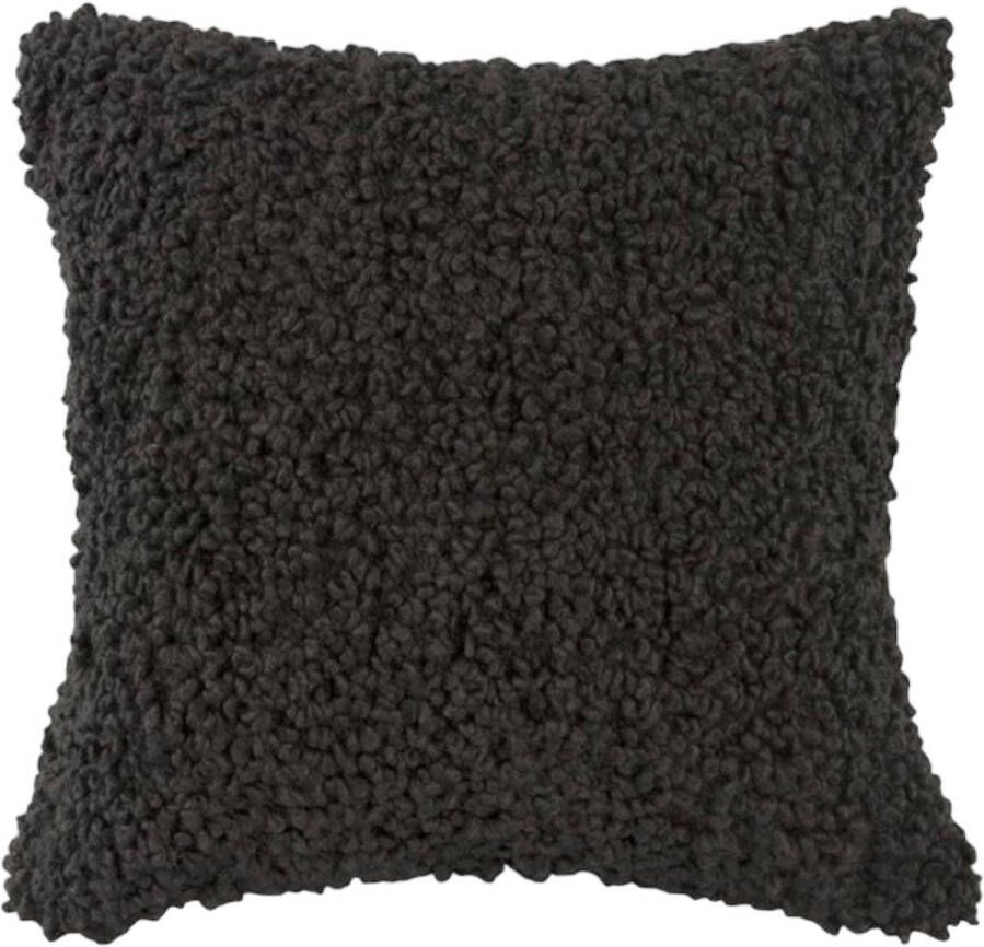 Present time Cushion Purity square cotton black