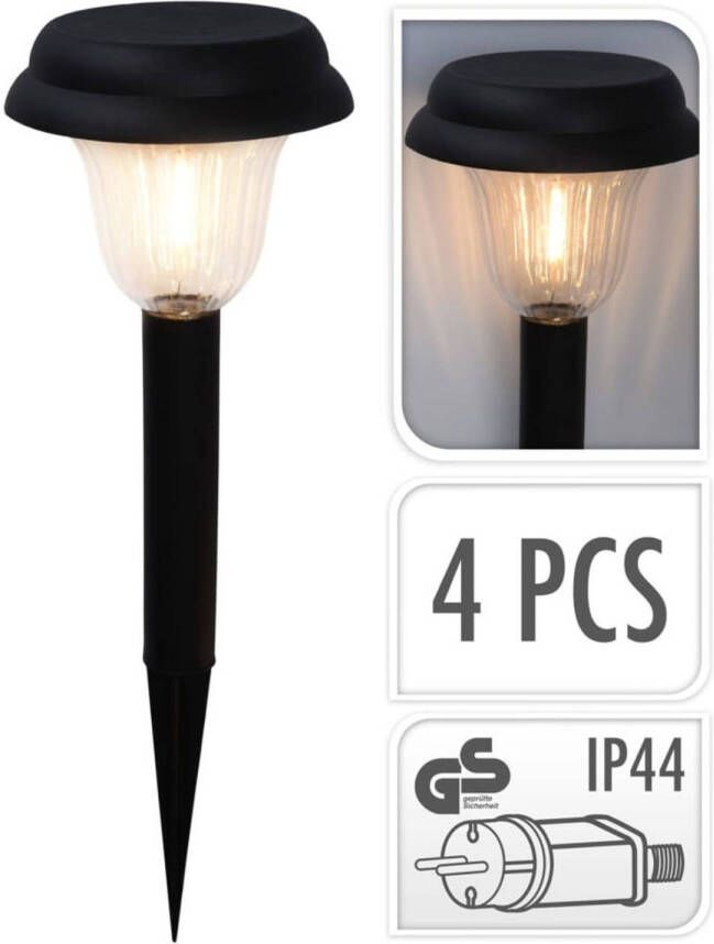 ProGarden Tuinlampen 4 st LED 16x45 cm