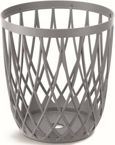 Prosperplast Draadmand wasmand opbergmand van stevig kunststof -A grijs -A D45 x H45 cm 90 Liter Opbergmanden