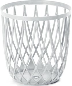 Prosperplast Draadmand wasmand opbergmand van stevig kunststof - wit - D39 x H39 cm 59 Liter Opbergmanden