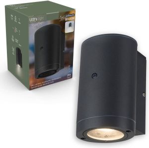 Proventa Wandlamp Buiten Met Sensor Incl. Longlife Lichtbron Warm Wit Licht 1 X Muurlamp
