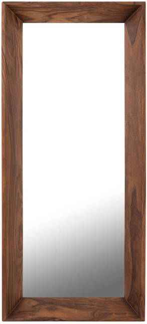 Ptmd Collection PTMD Chevar Brown sheesham wood mirror rectangle S