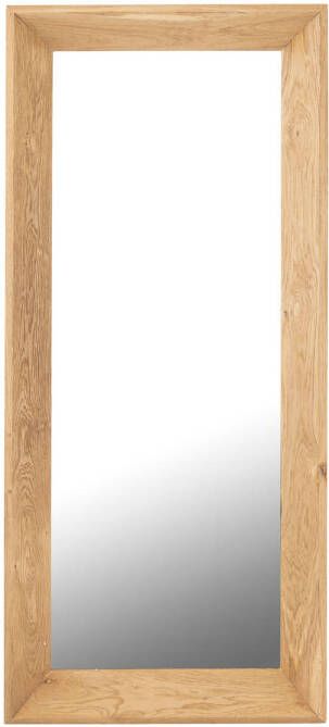 Ptmd Collection PTMD Chevar Natural oak wood mirror rectangle S