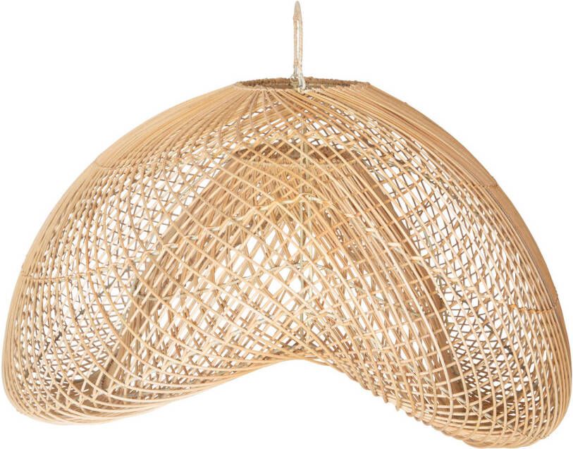 Ptmd Collection PTMD Farhi Natural rattan lampshade organic shape S