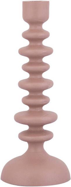 Ptmd Collection PTMD Lisanne Beige casted alu candleholder circles L