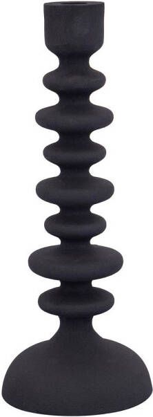 Ptmd Collection PTMD Lisanne Black casted alu candleholder circles L
