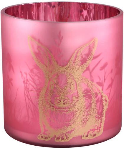 Ptmd Collection PTMD Mauren Pink glass stormlight rabbit L