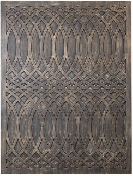 Ptmd Collection PTMD Osher Grey MDF wavy carved wallpanel rough S