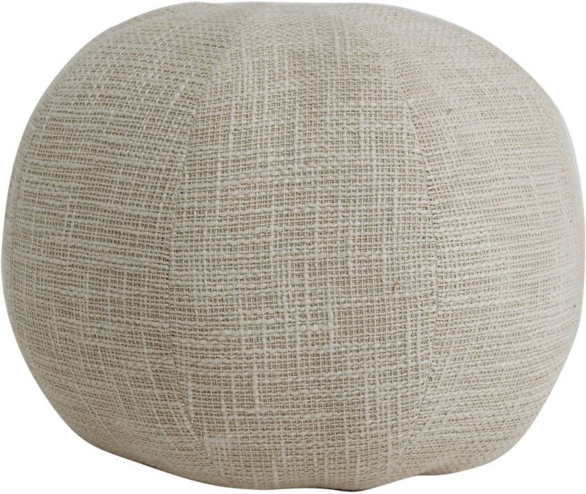 Ptmd Collection PTMD Sanah Cream boucle cushion ball L
