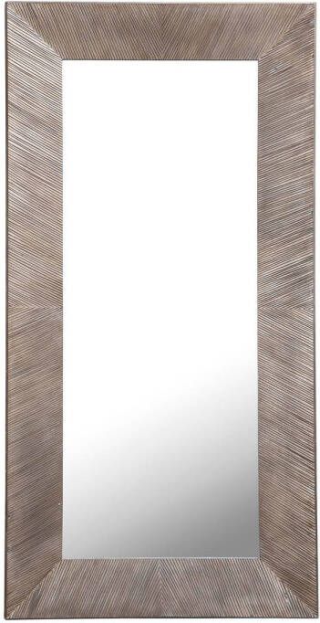 Ptmd Collection PTMD Zapp Silver MDF mirror rectangle