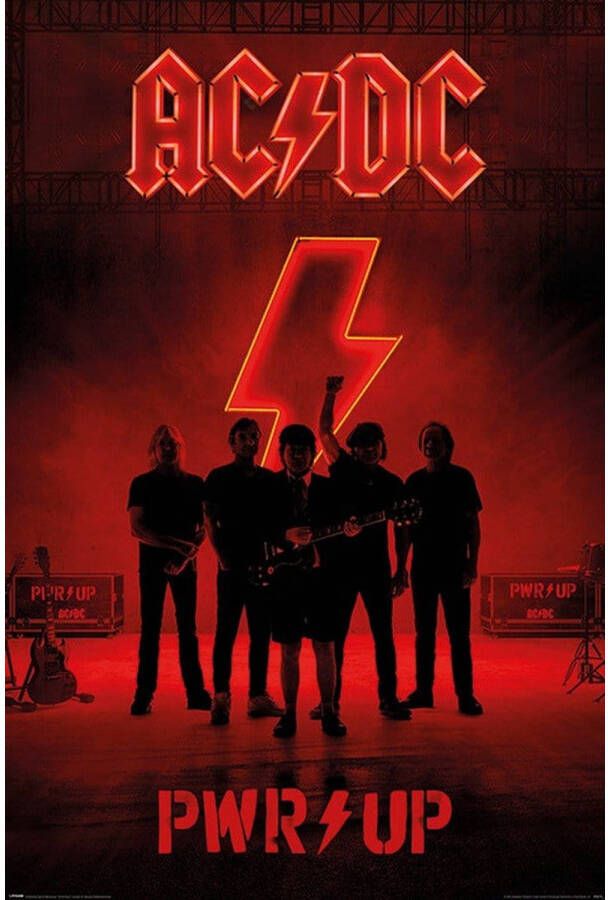 Pyramid AC DC PWR UP Poster 61x91 5cm